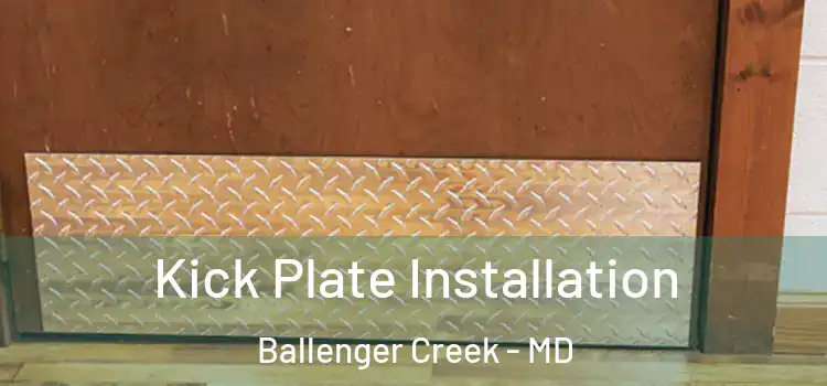 Kick Plate Installation Ballenger Creek - MD